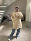 Beige italian light jacket FW26