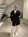 Black italian light jacket FW26