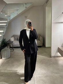  Italian black blazer set