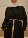 italian linen black set