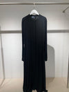 Italian long black shirt