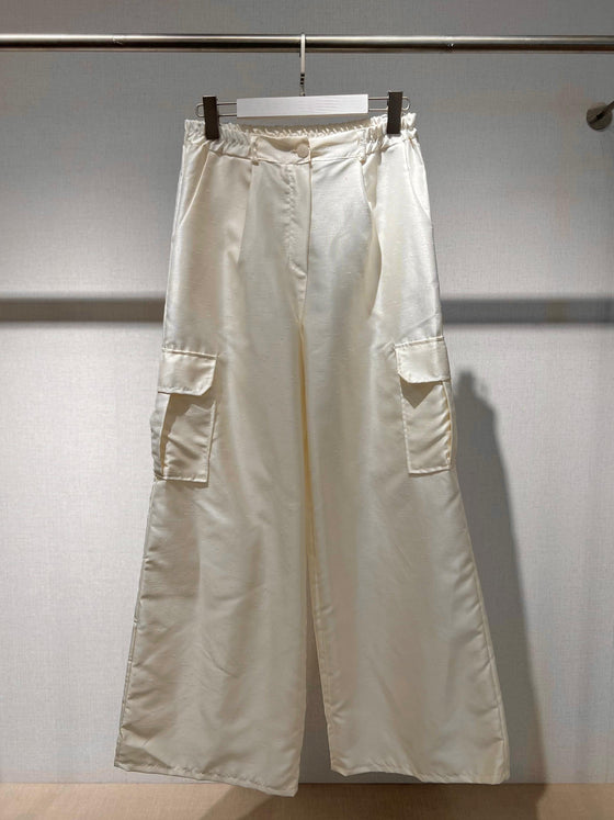 Cream Italian pants