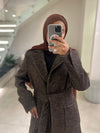 Italian joukh brown coat FW26