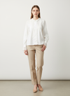 White dentelle shirt