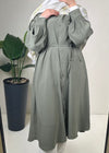 Olive green long shirt