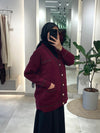 Burgundy cardigan