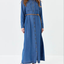  Nihan dark denim maxi dress