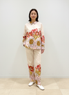 Nude italian floral set