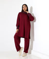 Bordeaux pants set