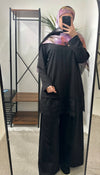 Armine lace black pants set SS26