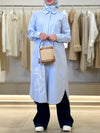 Kayra Baby blue long shirt