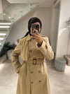 Tugba beige trenchcoat FW26