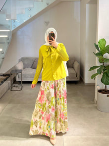  Italian printed green pants
