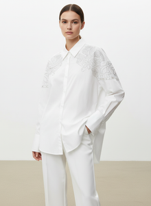  White strass shirt