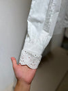 White dentelle shirt