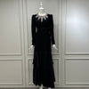 black evening dress