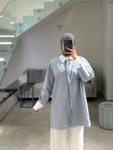  Grey long shirt
