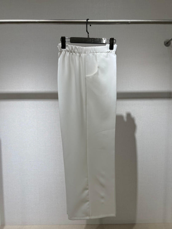 Famelin white wide pants