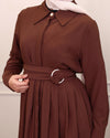 Brown daily dress