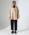 Beige fur jacket FW26