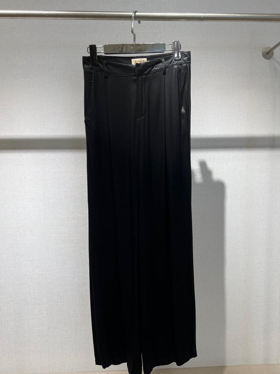 Italian silk black pants