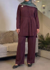 Burgundy summer oysho set