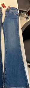 Flare denim pants