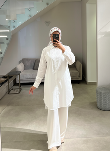  Offwhite poplin italian shirt