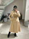 Tugba beige trenchcoat FW26