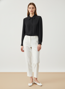  Black buttoned shirt