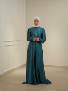  Turquoise evening dress