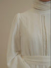 White evening dress