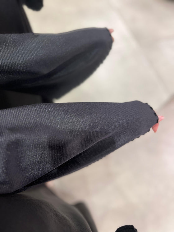black evening dress