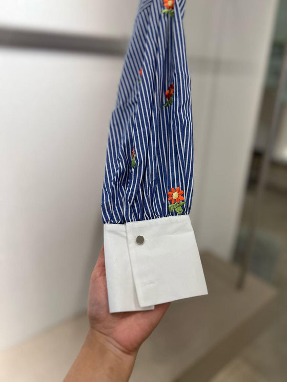 Serpil lined embroidered shirt