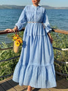 Blue summer dress