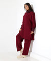 Bordeaux pants set