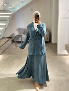  Turquoise skirt set