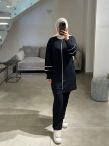  Black & white sport set