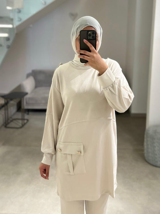 Beige sport 2 set