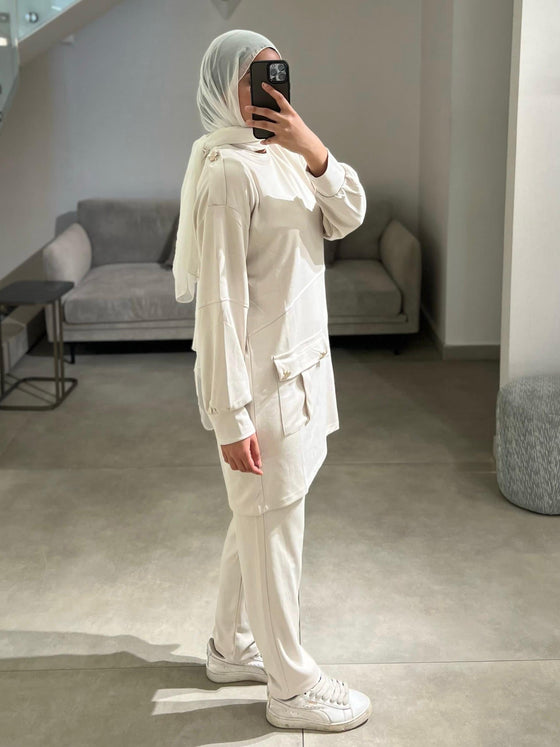 Beige sport 2 set