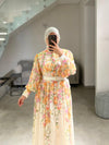 Chiffon printed dress