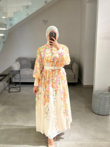  Chiffon printed dress