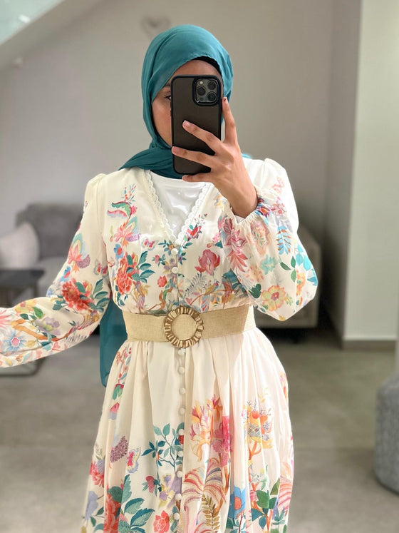 Offwhite printed dress