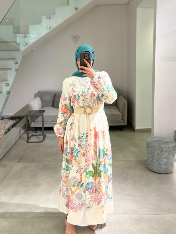 Offwhite printed dress