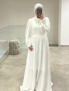 White evening dress