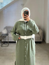 olive long shirt