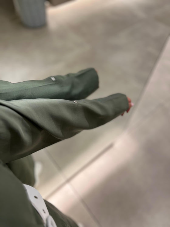 olive long shirt