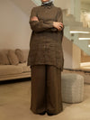 Mocha linen set