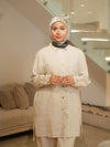 Beige linen set