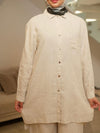 Beige linen set